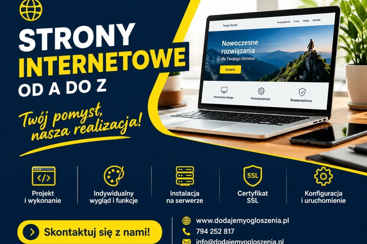 Strona WWW według Twojego pomysłu